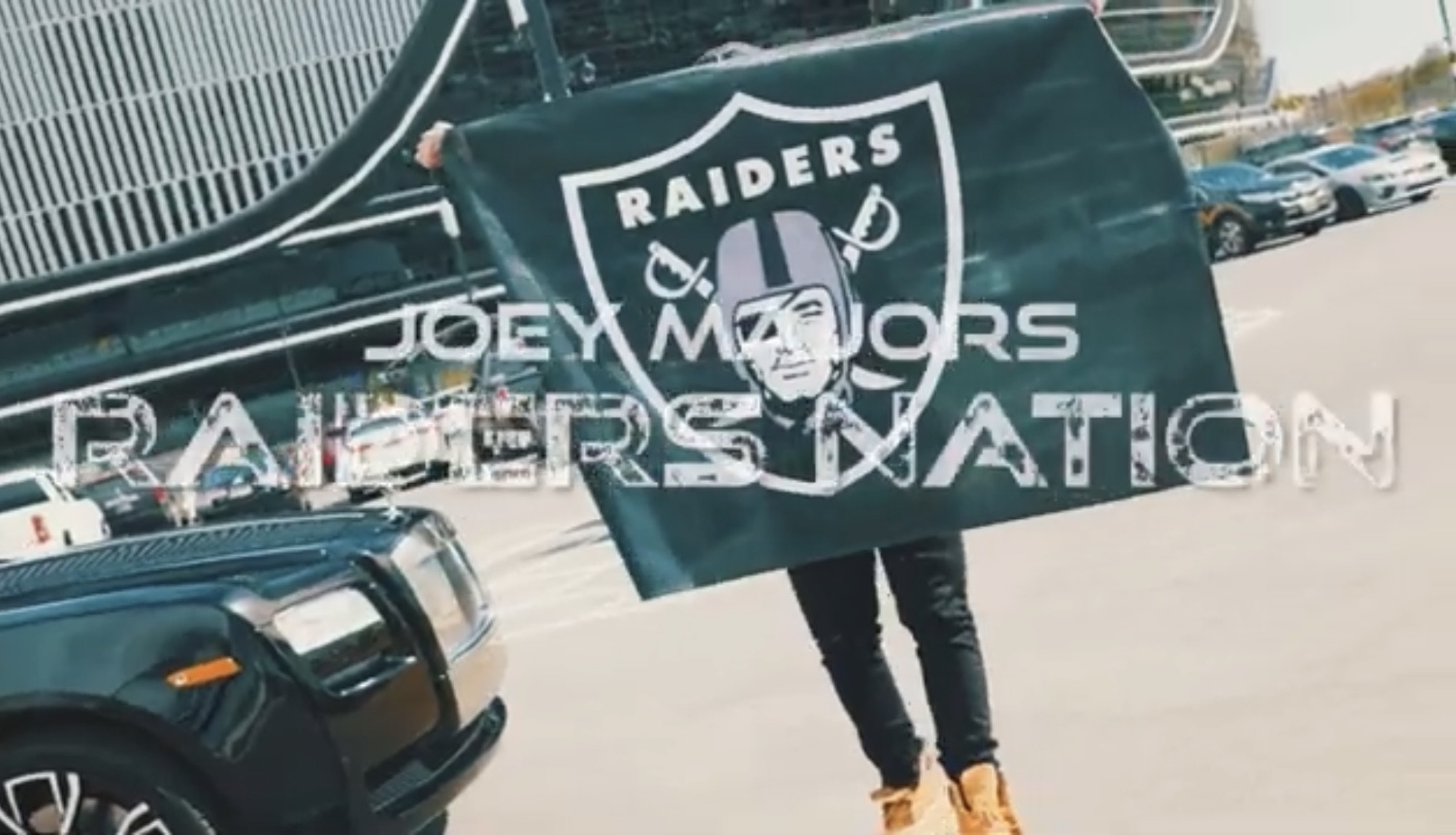 Joey Majors Shows Love For The Raiders With “Raiders Nation”
